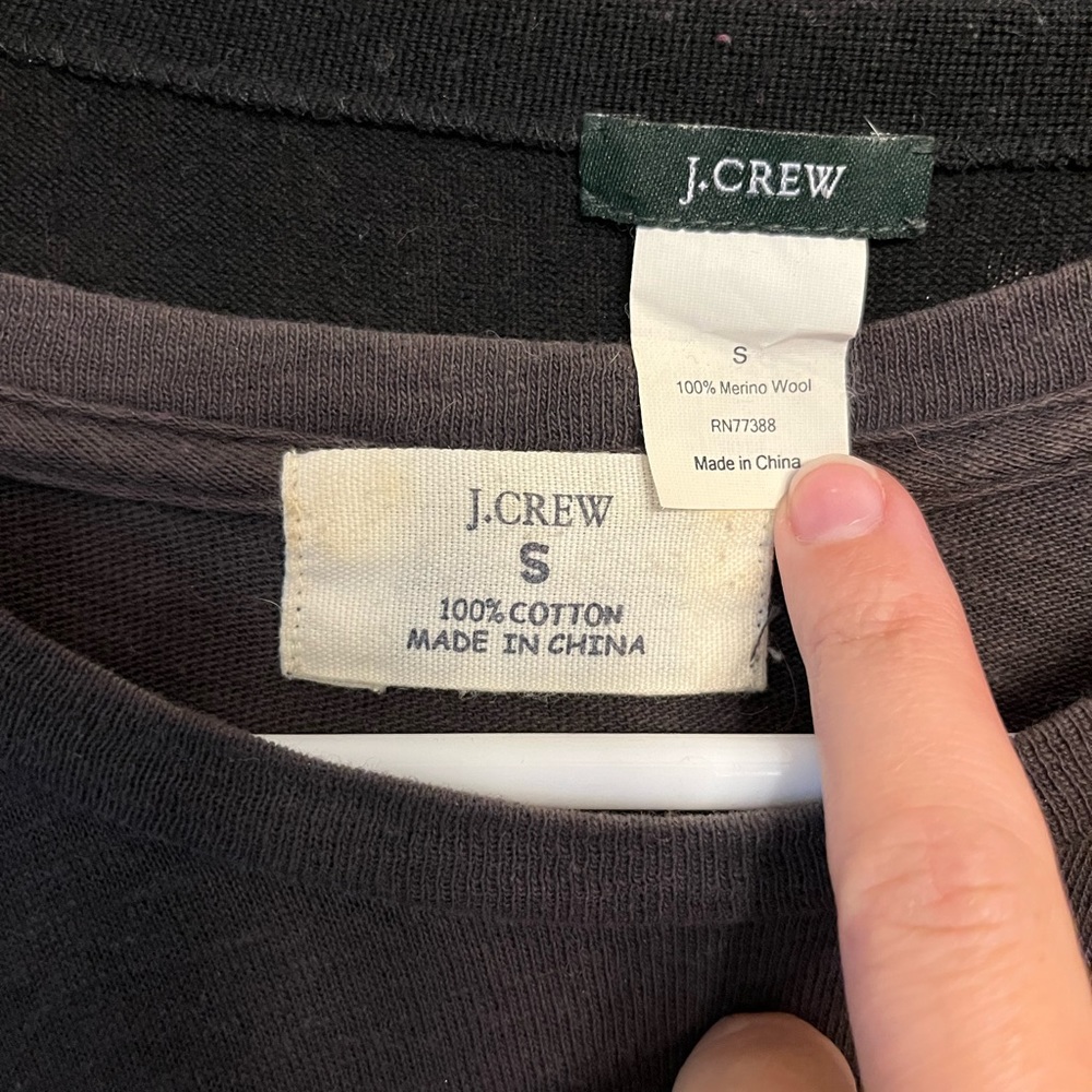 JCrew cardigan with t shirt set. Excellent condition. - Picture 2 of 4